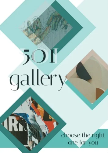 Cover of 501 Galleries by Alex Tkachenko, Larysa Boitsun and Olga Karasevich